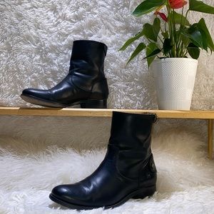 🖤🖤-Frye  Short Black Ankle Boots-🖤